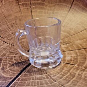 Vintage Mini Glass Beer Mug Shot Glass MINT AWESOME!!!!!!
